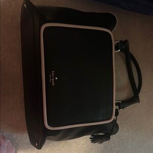Kate Spade Black and Cream Handbag